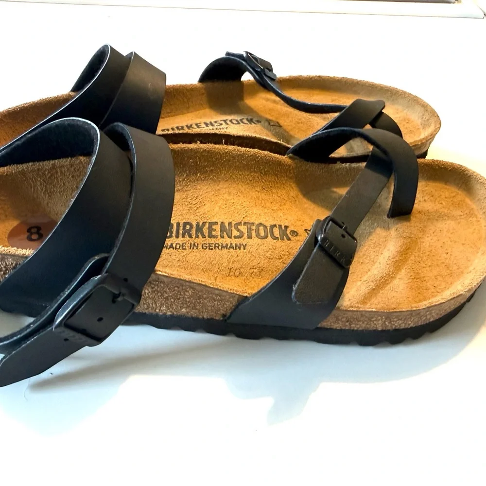 Birkenstock Yara Oiled Leather  Strappy Sandals - Picture 3 of 4